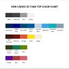 tank top color chart - Rick and Morty UK Store
