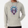 ssrcolightweight hoodiemensoatmeal heatherfrontsquare productx1000 bgf8f8f8 26 - Rick and Morty UK Store