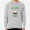 ssrcolightweight sweatshirtmensheather greyfrontsquare productx1000 bgf8f8f8 1 - Rick and Morty UK Store