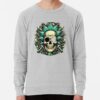 ssrcolightweight sweatshirtmensheather greyfrontsquare productx1000 bgf8f8f8 32 - Rick and Morty UK Store