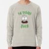 ssrcolightweight sweatshirtmensoatmeal heatherfrontsquare productx1000 bgf8f8f8 1 - Rick and Morty UK Store